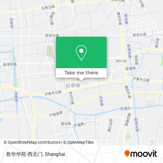 巷华华苑-西北门 map