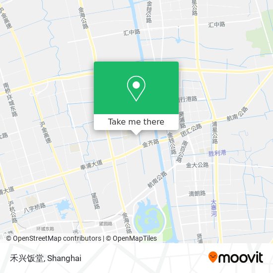 禾兴饭堂 map