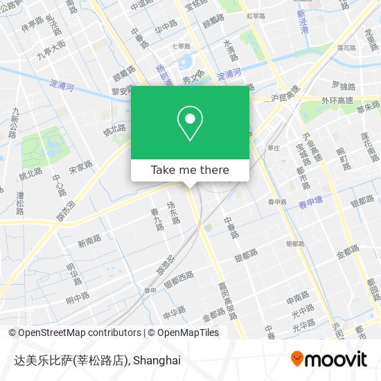达美乐比萨(莘松路店) map