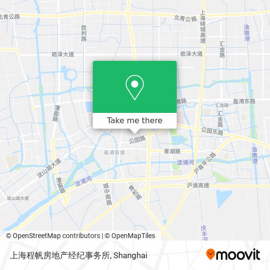 上海程帆房地产经纪事务所 map
