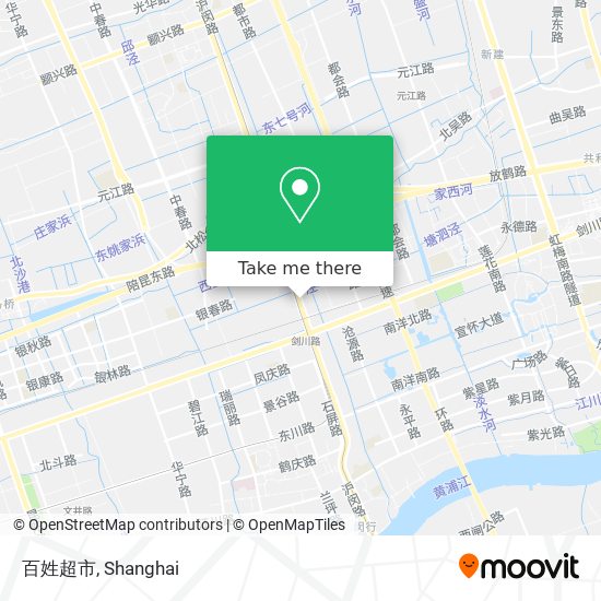 百姓超市 map