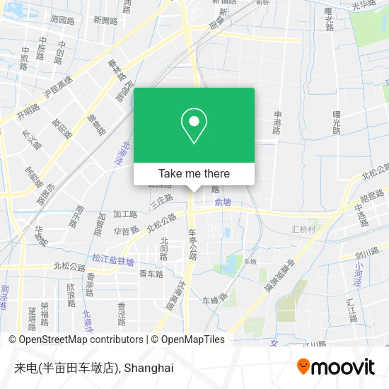 来电(半亩田车墩店) map
