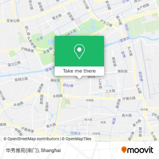 华秀雅苑(南门) map