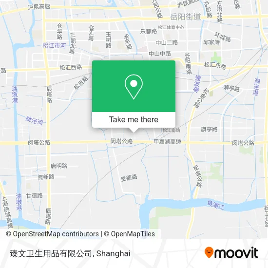 臻文卫生用品有限公司 map