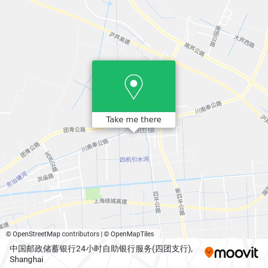 中国邮政储蓄银行24小时自助银行服务(四团支行) map