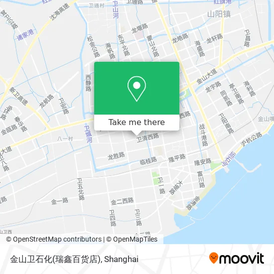 金山卫石化(瑞鑫百货店) map
