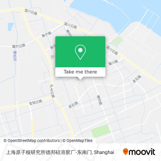 上海原子核研究所德邦硅溶胶厂-东南门 map