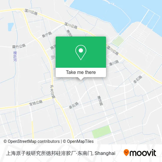 上海原子核研究所德邦硅溶胶厂-东南门 map