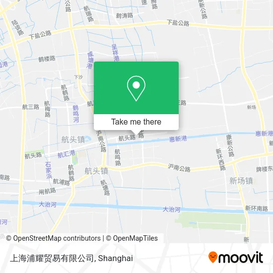 上海浦耀贸易有限公司 map