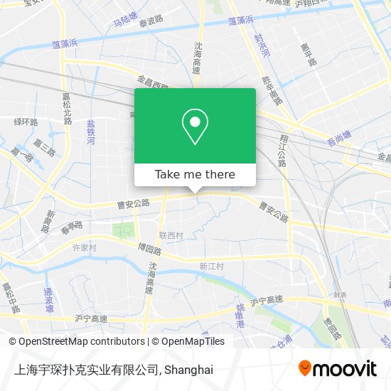 上海宇琛扑克实业有限公司 map