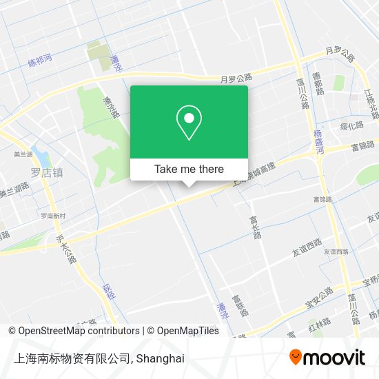 上海南标物资有限公司 map