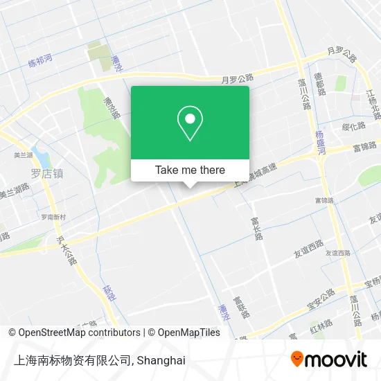 上海南标物资有限公司 map