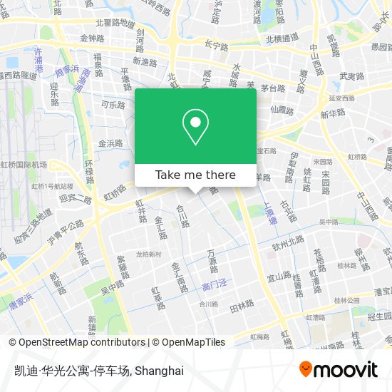 凯迪·华光公寓-停车场 map