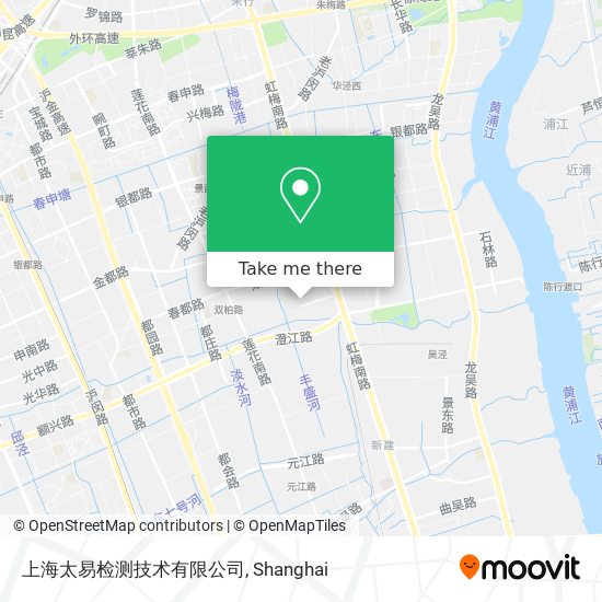 上海太易检测技术有限公司 map