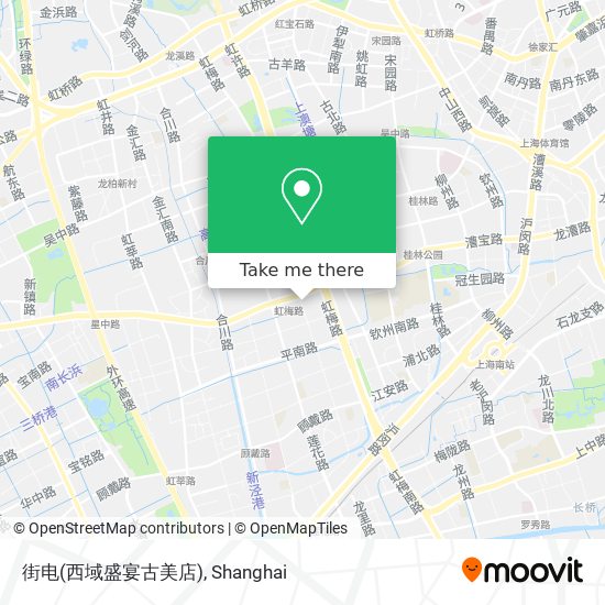 街电(西域盛宴古美店) map
