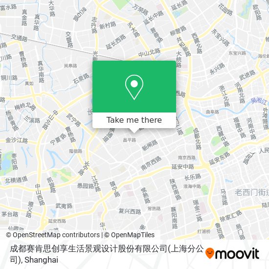成都赛肯思创享生活景观设计股份有限公司(上海分公司) map