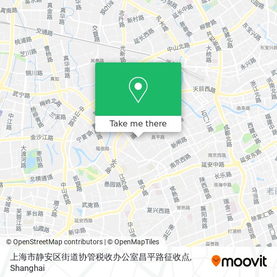 上海市静安区街道协管税收办公室昌平路征收点 map