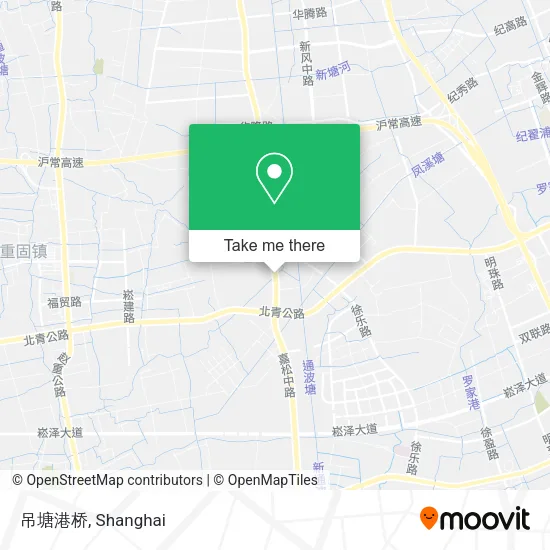 吊塘港桥 map