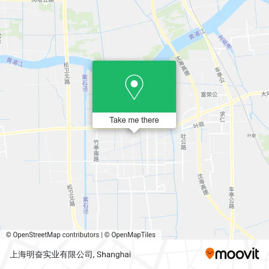 上海明奋实业有限公司 map