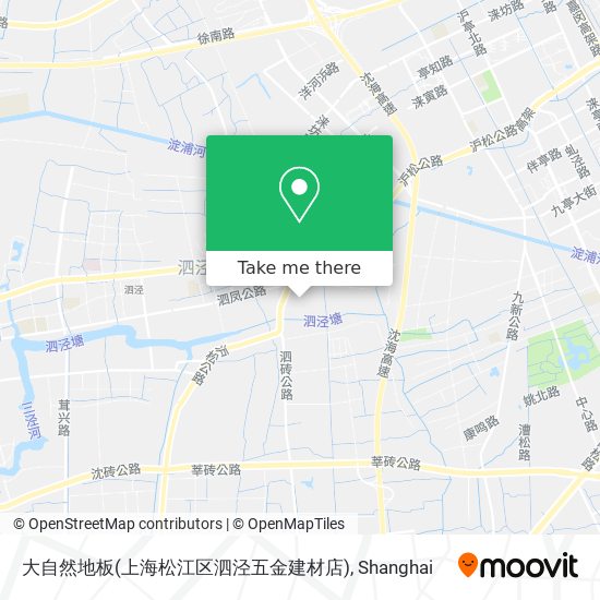 大自然地板(上海松江区泗泾五金建材店) map