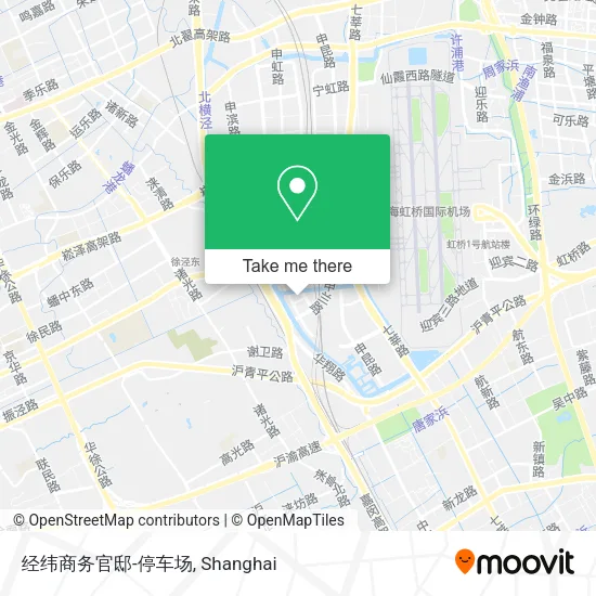 经纬商务官邸-停车场 map