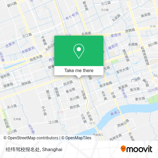 经纬驾校报名处 map