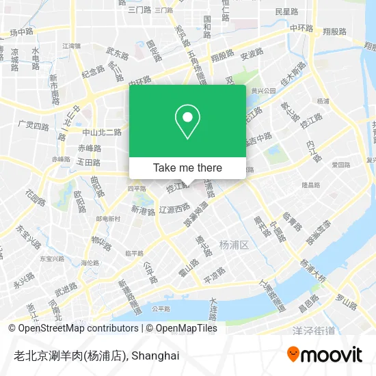 老北京涮羊肉(杨浦店) map
