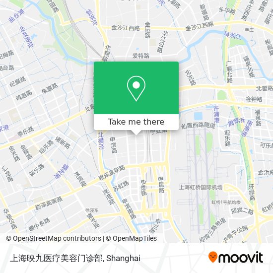 上海映九医疗美容门诊部 map