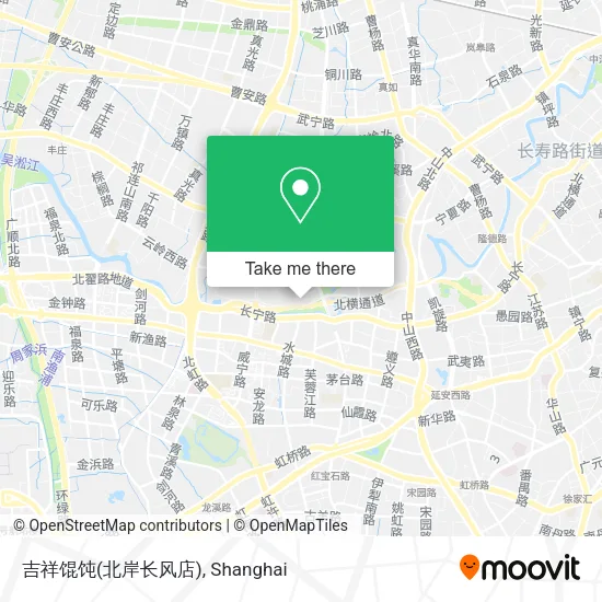 吉祥馄饨(北岸长风店) map