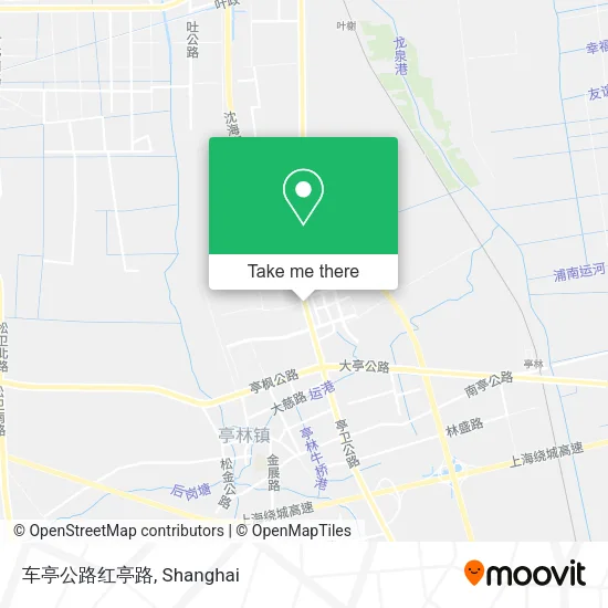 车亭公路红亭路 map