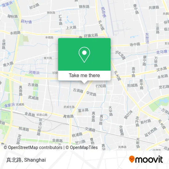 真北路 map