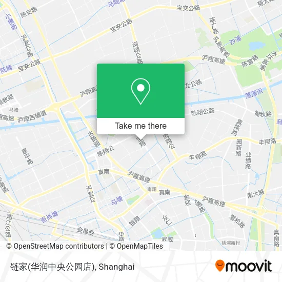 链家(华润中央公园店) map