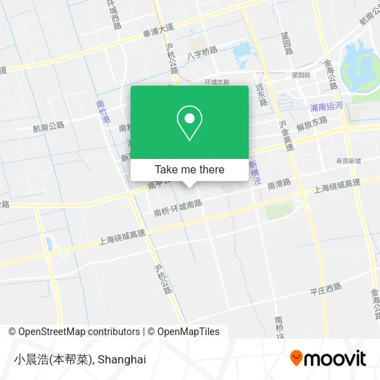 小晨浩(本帮菜) map