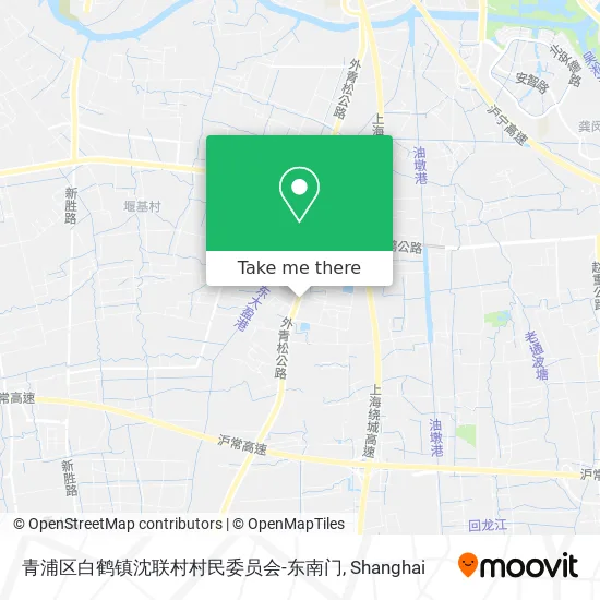 青浦区白鹤镇沈联村村民委员会-东南门 map