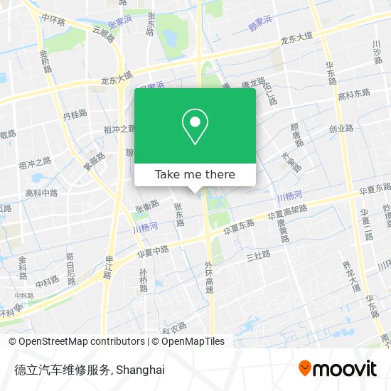德立汽车维修服务 map
