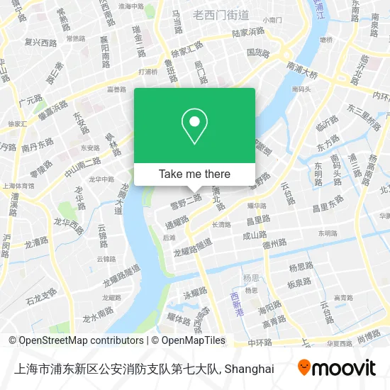 上海市浦东新区公安消防支队第七大队 map