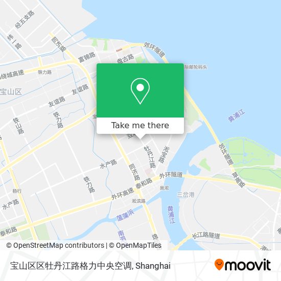 宝山区区牡丹江路格力中央空调 map