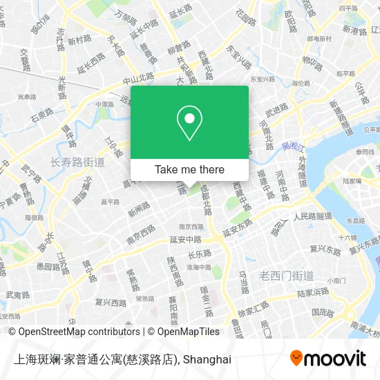 上海斑斓·家普通公寓(慈溪路店) map