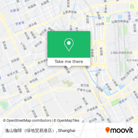 逸山咖啡（绿地贸易港店） map