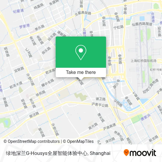 绿地深兰G-Housys全屋智能体验中心 map