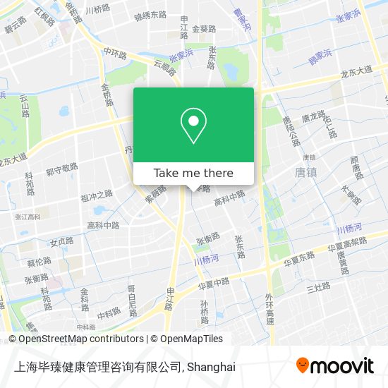 上海毕臻健康管理咨询有限公司 map