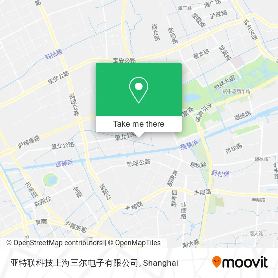 亚特联科技上海三尔电子有限公司 map