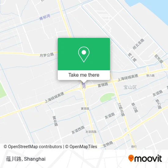 蕴川路 map