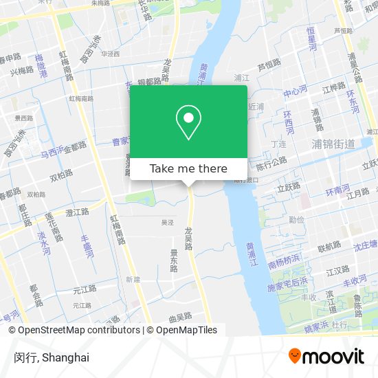 闵行 map
