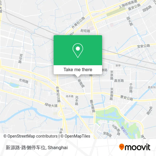 新源路-路侧停车位 map