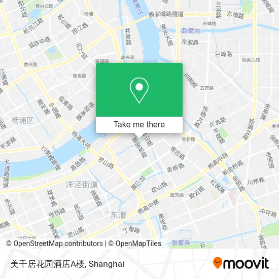 美千居花园酒店A楼 map