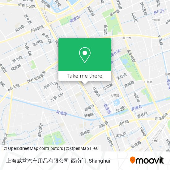 上海威益汽车用品有限公司-西南门 map