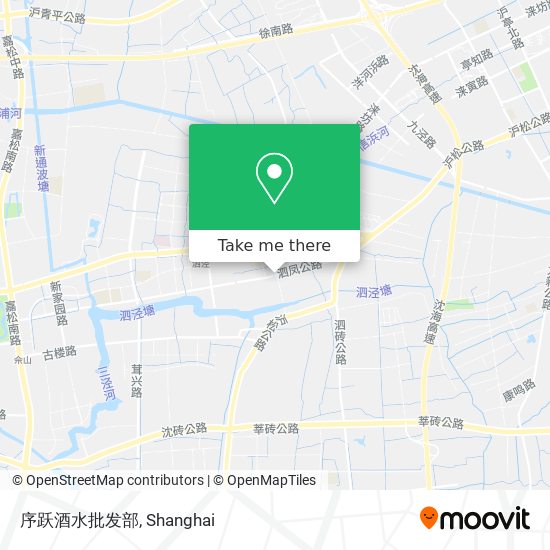 序跃酒水批发部 map