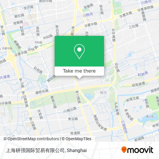 上海耕强国际贸易有限公司 map