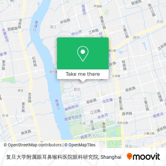 复旦大学附属眼耳鼻喉科医院眼科研究院 map